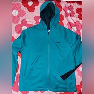 Reebok Aqua Blue Zip-Up Jacket